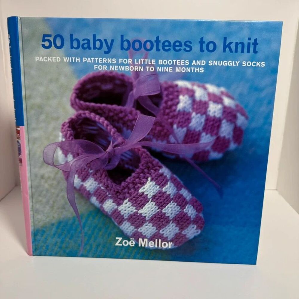 50 baby bootees to knit Book